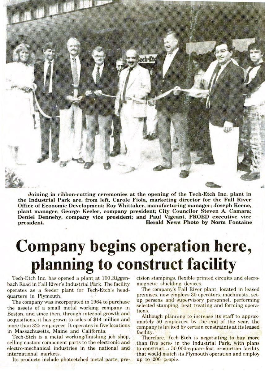 News article of the Fall River ribbon cutting ceremony