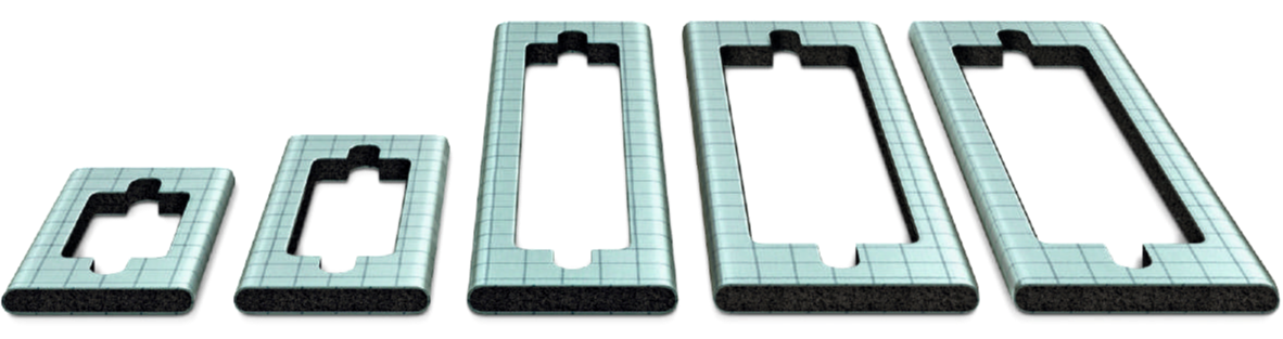 2591 D-Sub Conductive Fabric Over Foam Series